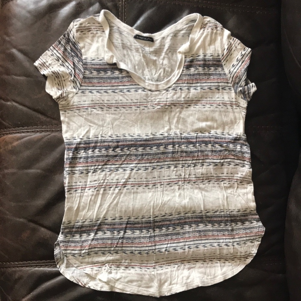 Aztec print t shirt